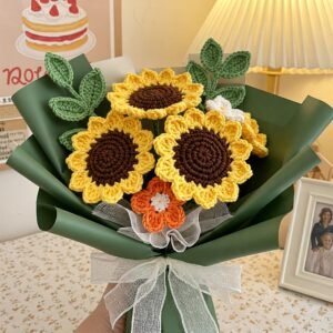 Golden Bloom Sunflower Trio
